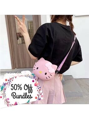 Hello Kitty Adorable Pink Crossbody Bag
